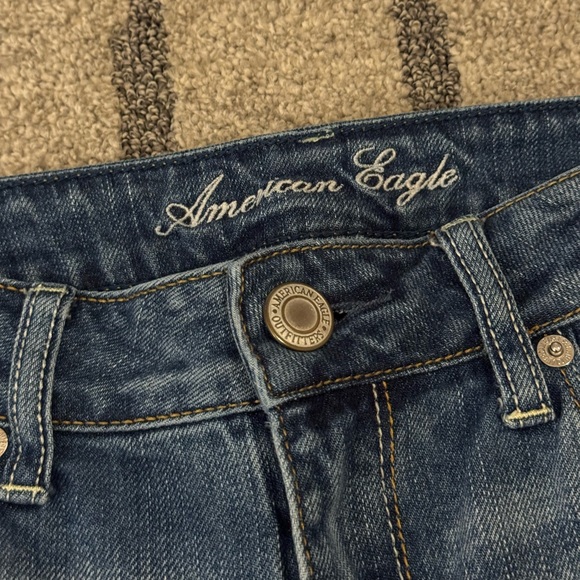 Women’s American Eagle (AE) Denim Skinny Blue Jeans: Size 8 - Picture 3 of 5